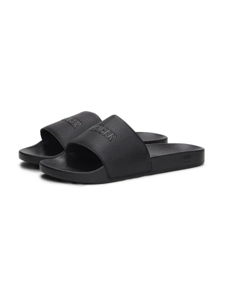 TOMMY HILFIGER Saboți negru