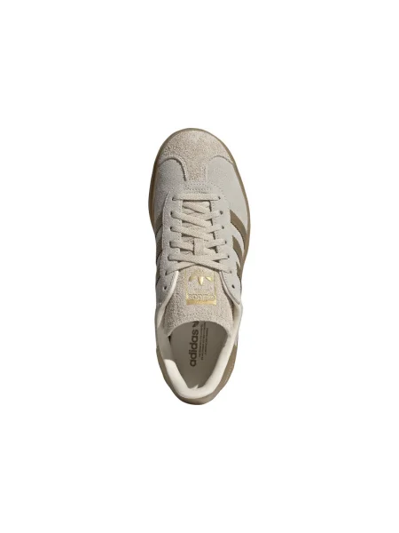 Adidas Originals sneakers din piele întoarsă Gazelle Bold bej