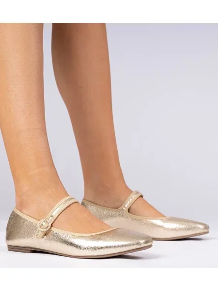Балеринки D/ceo златисто