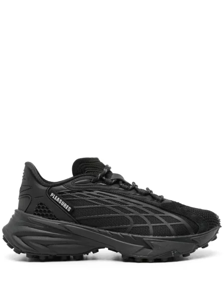 Sneakerși Puma plasă negru