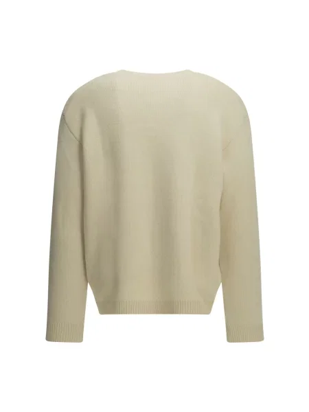 Sweter Maison Kitsune wełniany biały