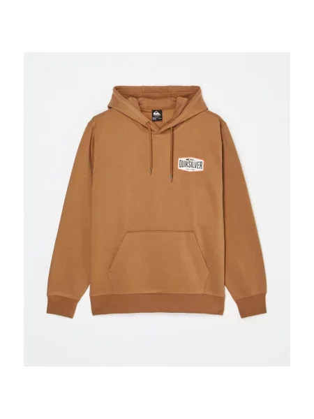 Bluza z kapturem Quiksilver Surf Garage jasnobrązowy XS brązowa