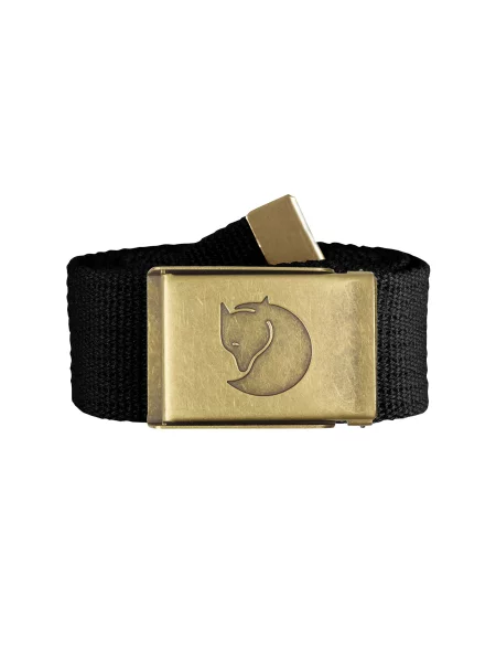 Fjällräven Canvas Bras Belt Black Unisex Pasek Fjällräven Size: One size czarny