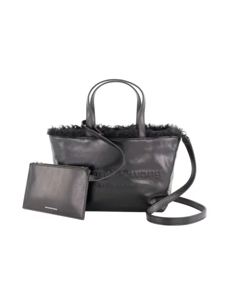 Shopperka Alexander Wang skórzana czarna