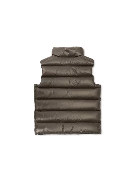 Kamizelka puchowa dziecięca Moncler Enfant szara