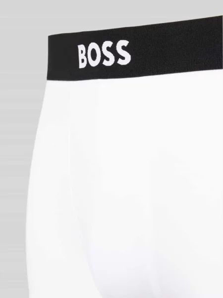 Bokserki Boss ze stretchu białe