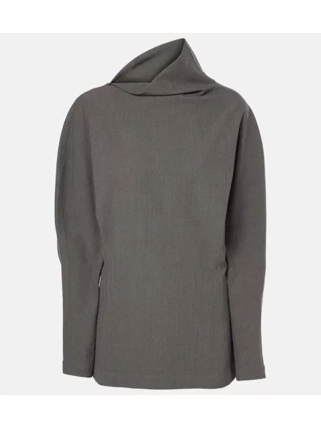 Top Bottega Veneta wełniany szary