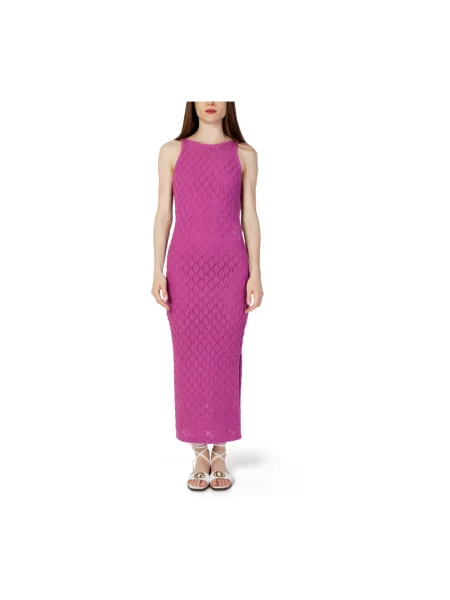 Sukienka bez rękawów Vero Moda bez rękawów fioletowa