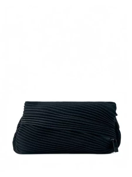 Cu centură curea Pleats Please Issey Miyake negru