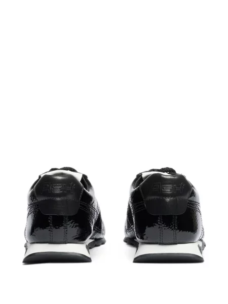 Top Ash din piele negru