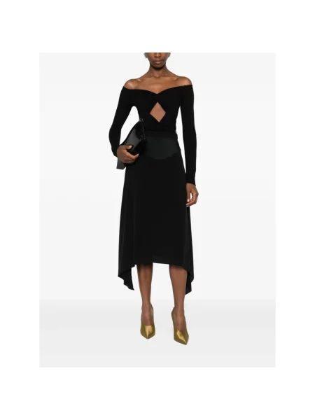 Top Stella Mccartney z dżerseju czarny