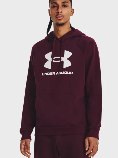 Флісова спортивна кофта Under Armour бордова