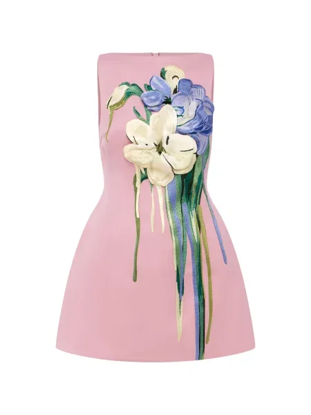 Rochie mini Leo Lin roz