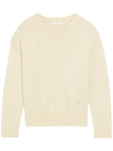 Pulover Claudie Pierlot cu broderie din cașmir