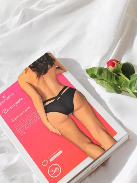 Трусики бразилиана Трусы_Obsessive_Brasica чорні