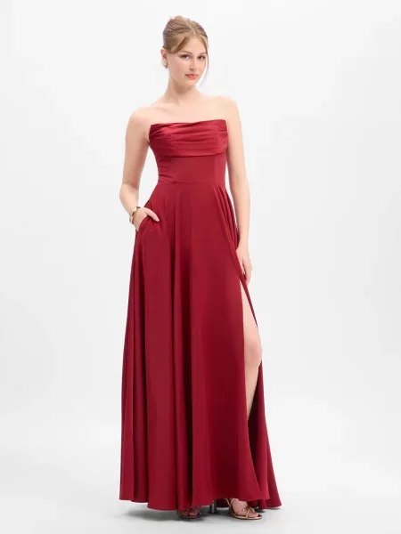 Luxuar Fashion sukienka wieczorowa Kobiety 32 czerwony