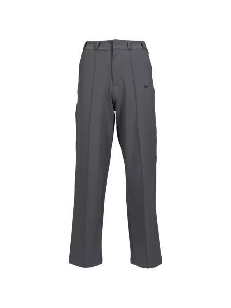 Pantaloni Song For The Mute cu broderie cu dungi gri
