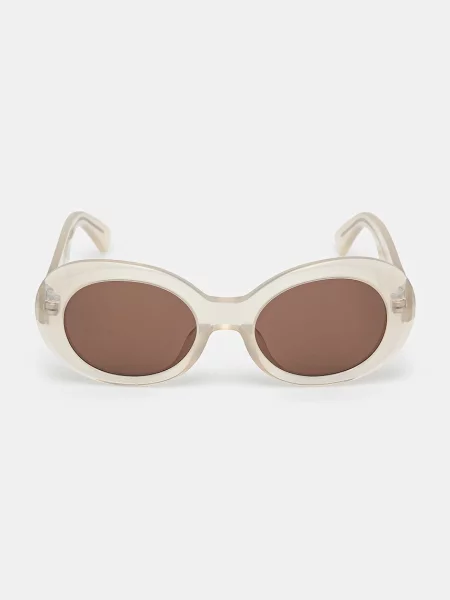 AMBUSH okulary przeciwsłoneczne Kurt Sunglasses beżowy