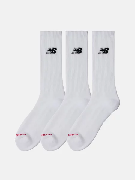 New Balance Everyday Crew Набір шкарпеток Унісекс білий