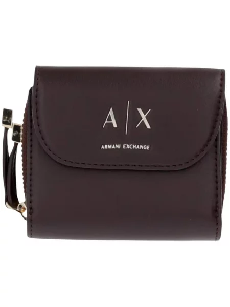 Portofel Armani Exchange din piele maro