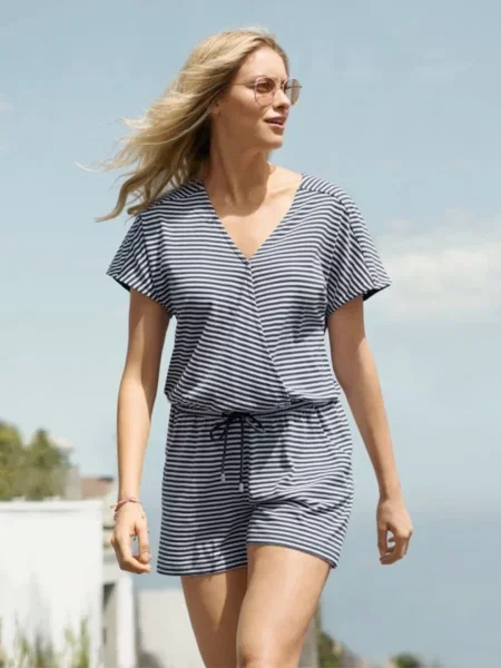 Tchibo Комбінезон з шортами Білий/синій білий