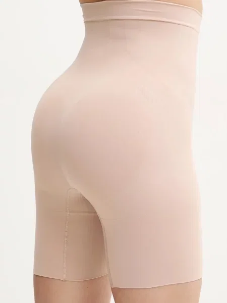 Spodnie z nadrukiem z logo Calvin Klein Underwear beżowe