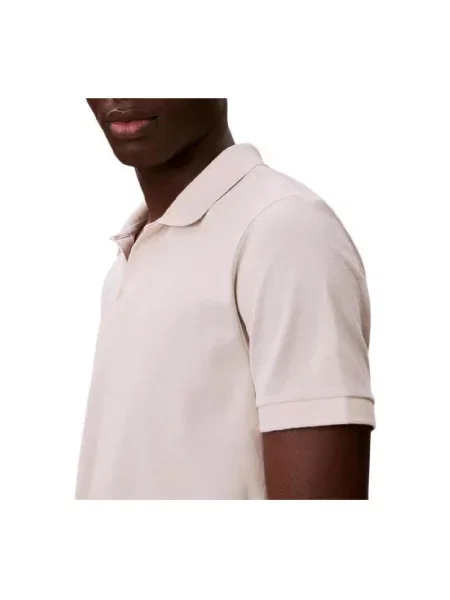 Tricou polo Calvin Klein Jeans bej