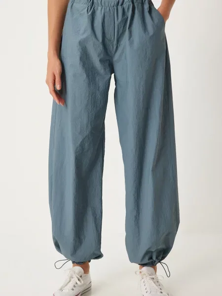 Happiness İstanbul Pantaloni petrol verde