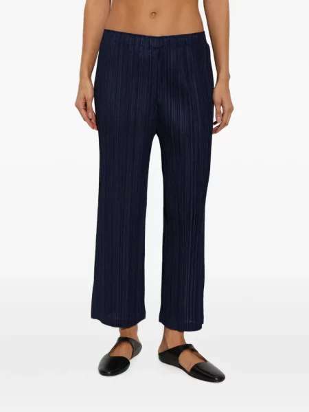 Nohavice Pleats Please Issey Miyake modrá