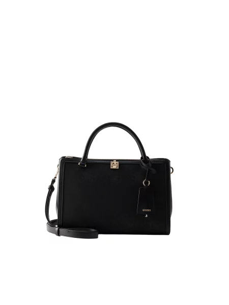 Guess Geantă Audrey Logo negru