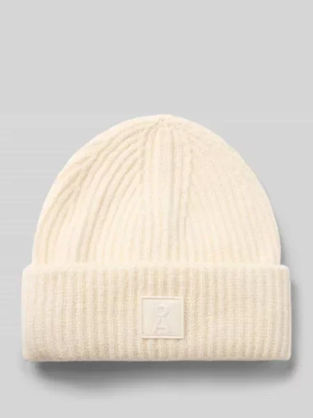 Czapka z czystej wełny model ICONIC Å WOOL' Armedangels biała