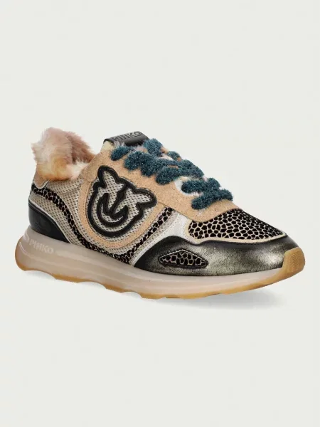 Pinko Zoe 12 sneakers pentru femei bej