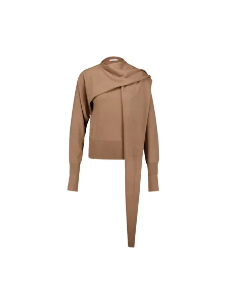 Sweter Salvatore Ferragamo beżowy