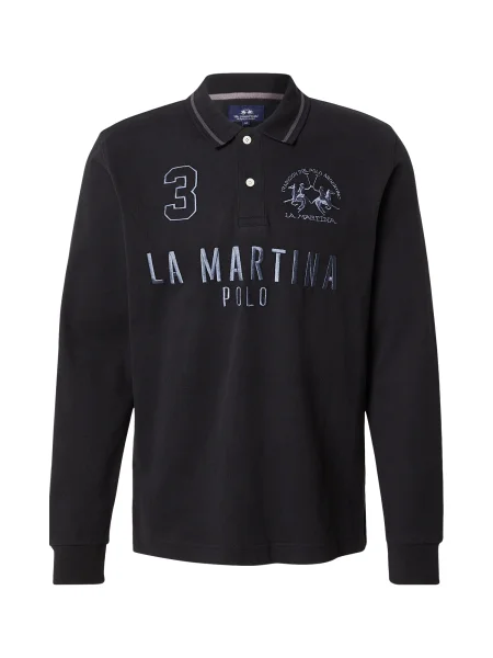 La Martina Tricou albastru negru