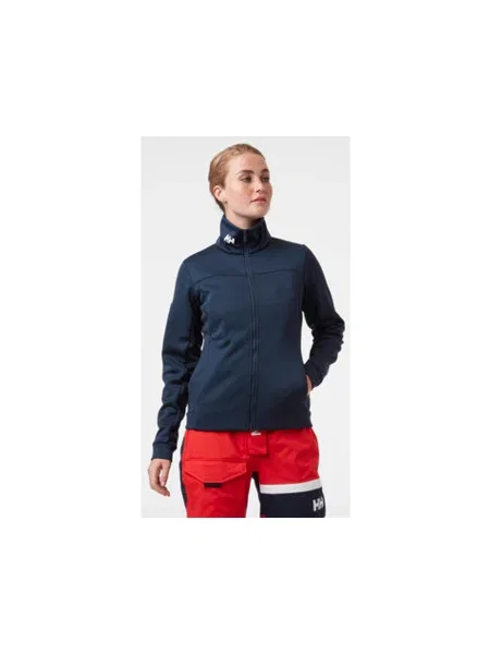 Hanorac crewneck Helly Hansen din fleece albastru