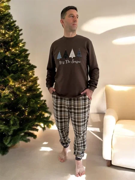 Костюмный костюм Cosy коричневый