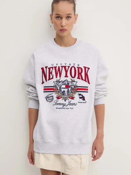 Tommy Jeans Bluză Vintage gri