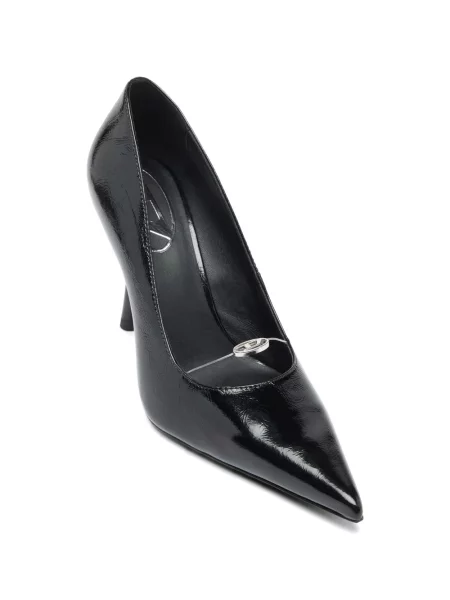 Pantofi cu toc Diesel din piele negru