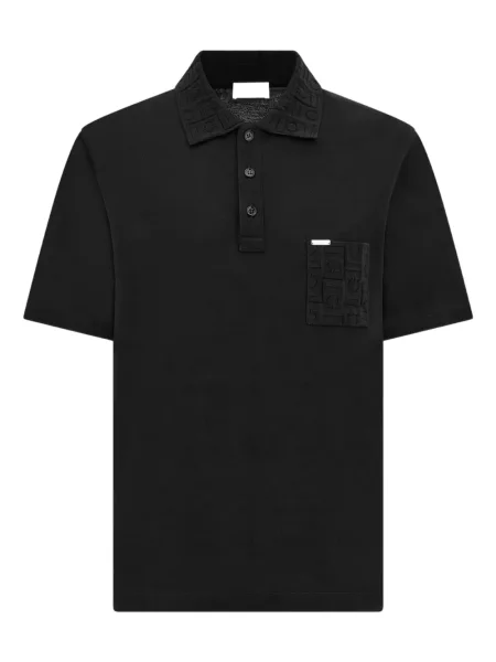 Polo Ferragamo din jacard negru