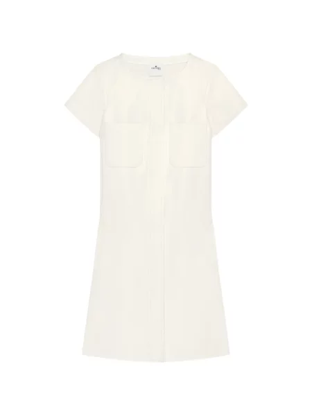 Scurt rochie mini Courreges alb