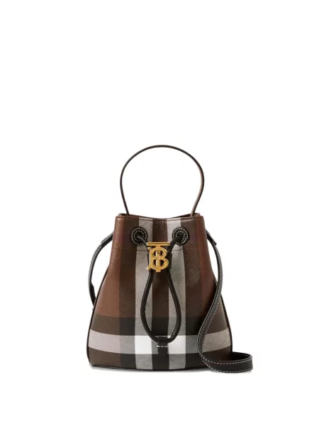 Geantă bucket Burberry maro