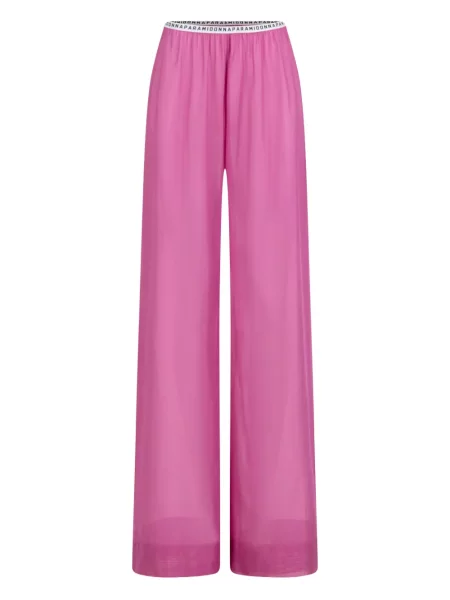 Przezroczyste spodnie Paramidonna różowe
