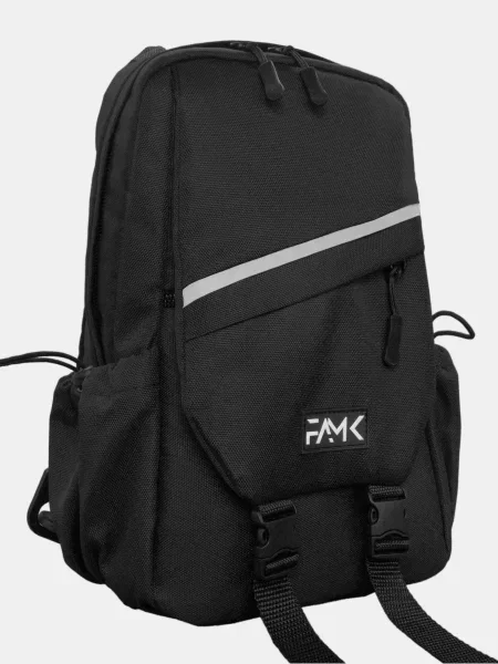 Famk Рюкзак Унісекс Текстиль чорний