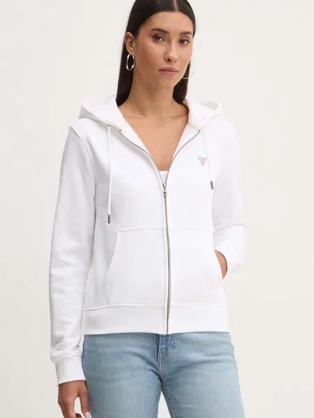 GUESS JEANS Hanorac alb