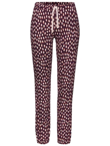 VIVANCE Pantaloni de pijama Dreams / portocaliu / roșu bordeaux bej