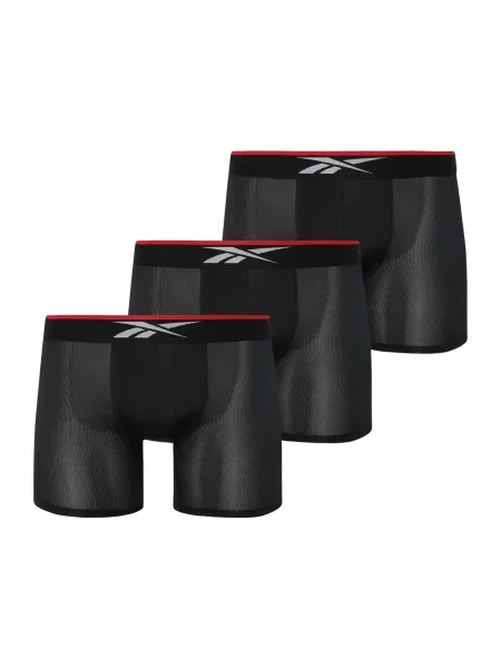 Reebok Boxeri gri deschis / roșu negru