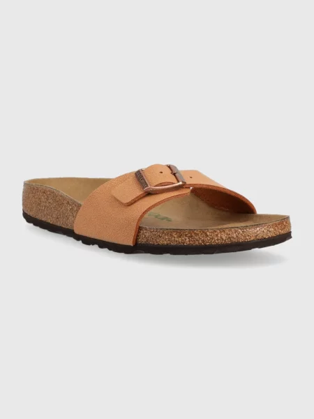 Klapki Birkenstock brązowe