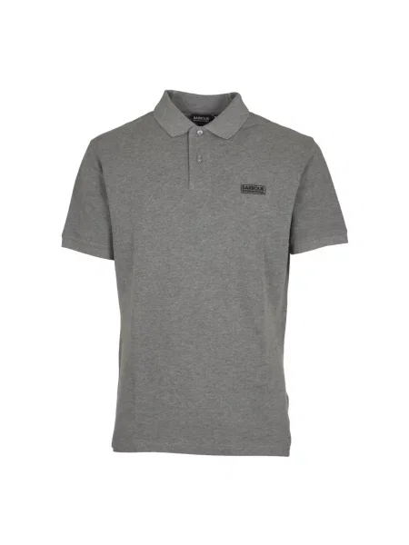 Koszulka polo Barbour szara