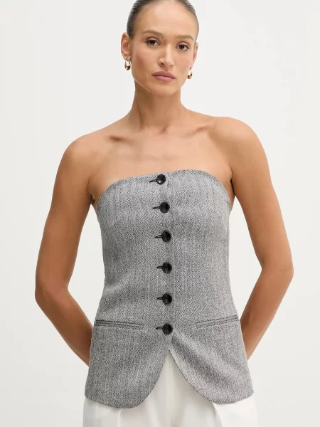 Sisley bluză cu imprimeu negru