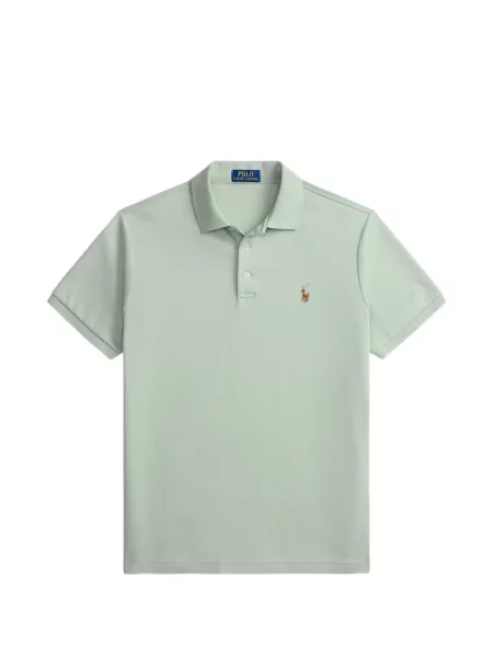 Πλεκτό polo Polo Ralph Lauren με σχέδιο με λαιμόκοψη v πράσινο